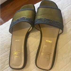 Christian Louboutin Sandals Size 35 (5) Silk Preowned